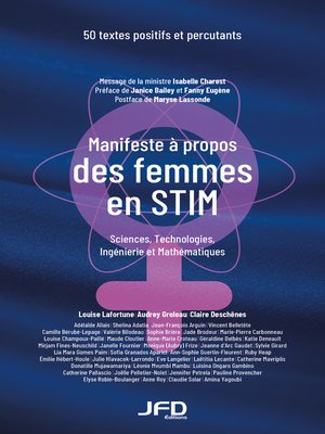 cover image of Manifeste à propos des femmes en STIM
